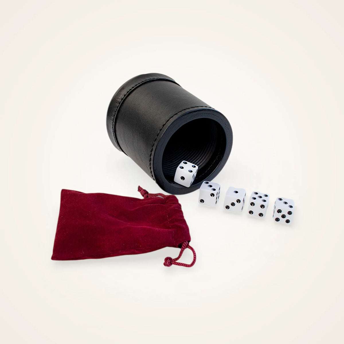Dice ＆ Craft Cup クラップスセット ダイスゲー厶です 1600 Golden Gate Dice Cup – Professional Leather Cup | Alex Cramer