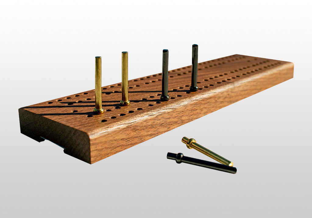 #25 Walnut Cribbage Board