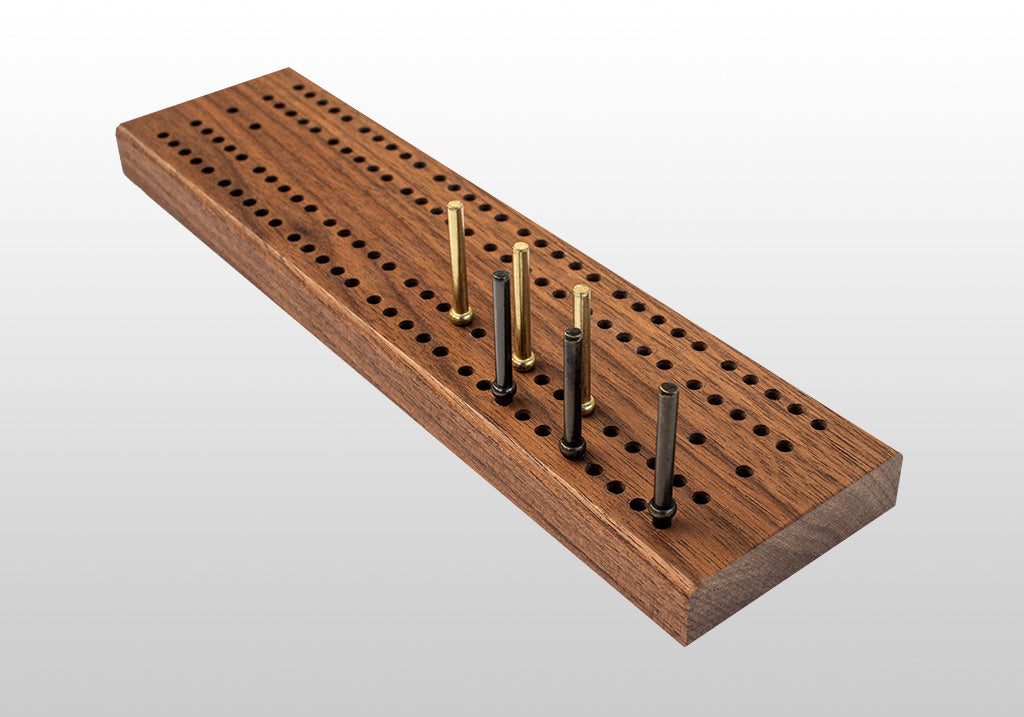 #25 Walnut Cribbage Board