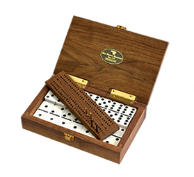 Engraved tournament domino sets